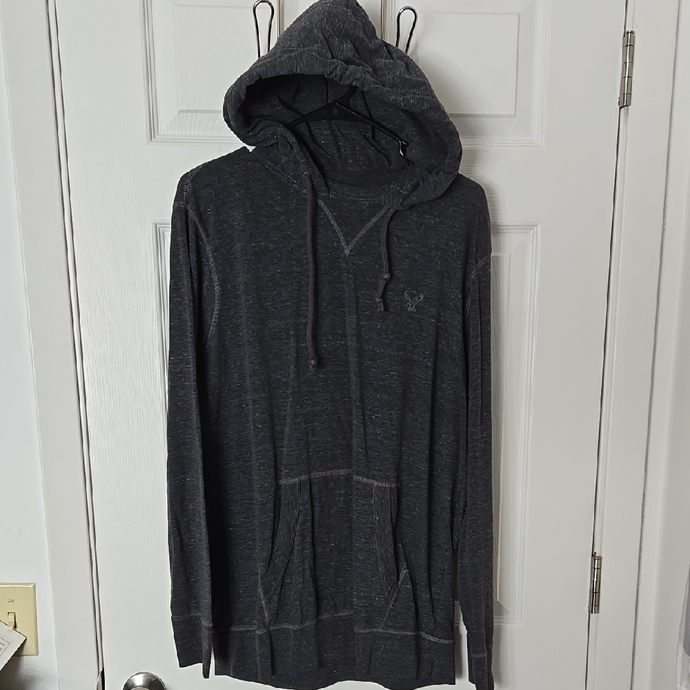 American Eagle Outfitters Gray Sweatshirt Soft Knit Pullover